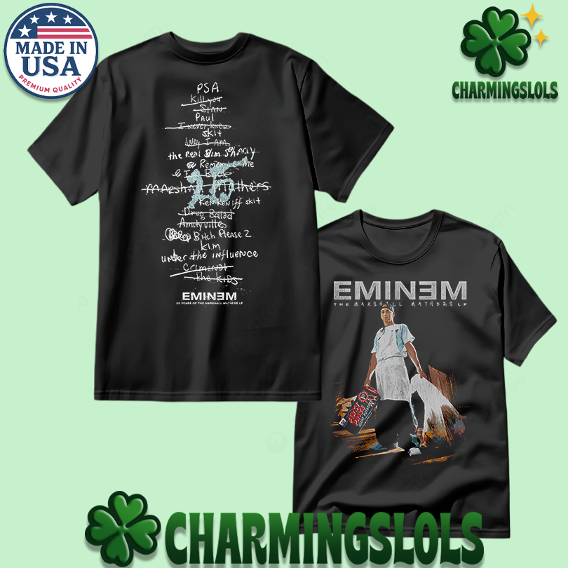 Eminem MMLP25 Tracklist T-Shirt