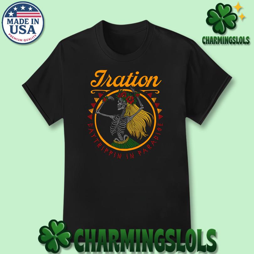 Iration Grateful Hula Acid Wash Tee