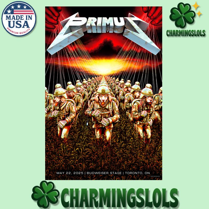 Primus May 22 2025 At Budweiser Stage in Toronto ON Poster